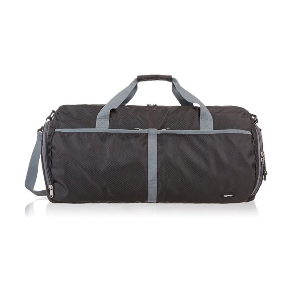 2 pack. Amazon Basics Packable Travel Gym Duffel Bag - 23 Inch - Picture 3 of 3
